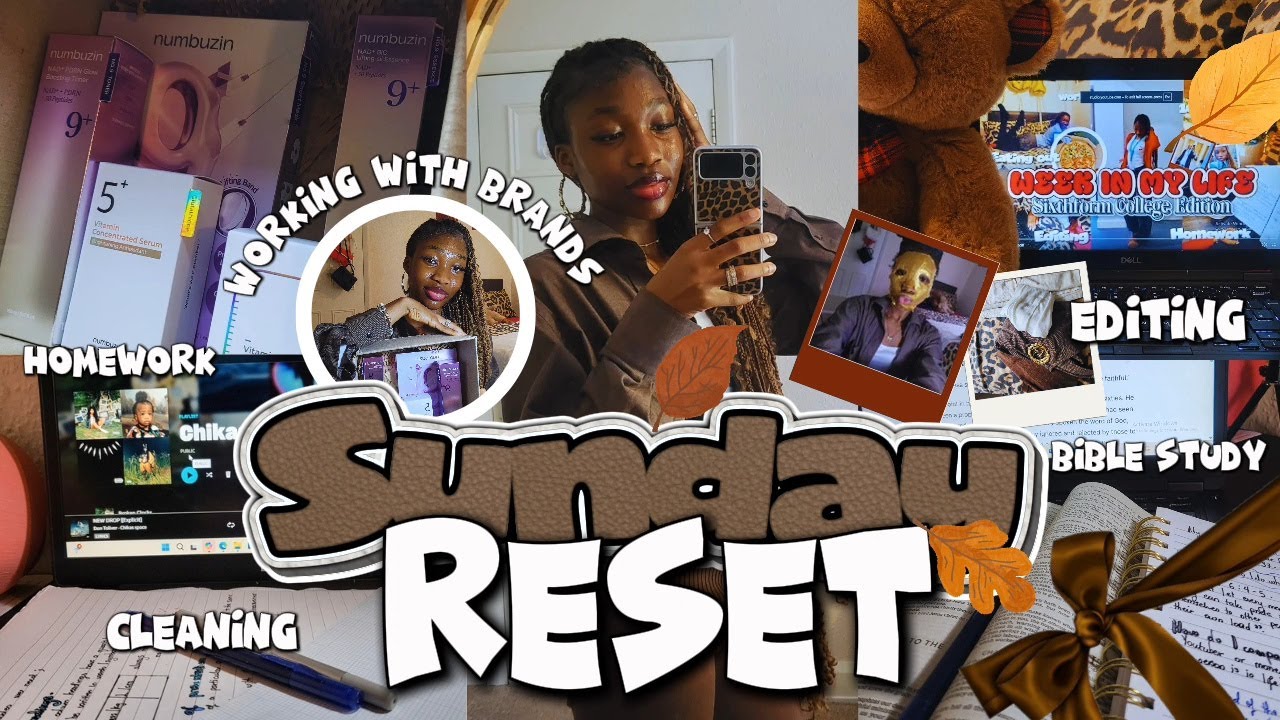 SUNDAY RESET ROUTINE |Deep Cleaning, PR Unboxing, Bible Study #sundayreset #productivedayinmylife