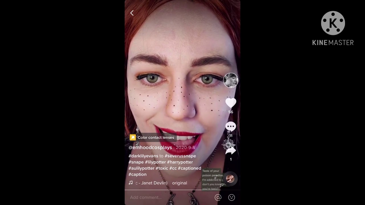 Dark Lily Evans tik toks
