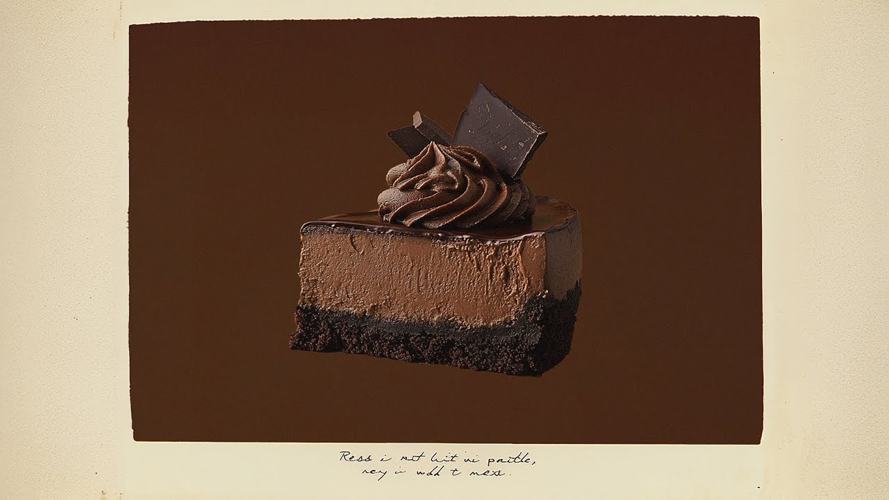 Dark Chocolate Cake.
