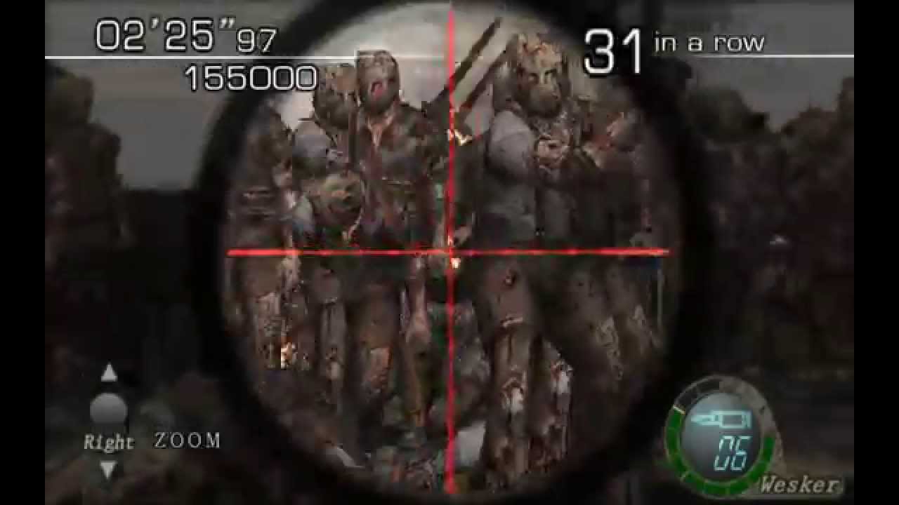 Resident Evil 4 - The Mercenaries (Welcome To Hell) Mode - WaterWorld - Wesker (816.500) HQ