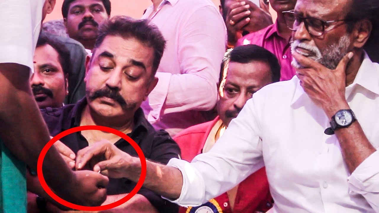 Kamal, Rajinikanth Examine Rice grown in Cauvery Delta | Nadigar Sangam protest