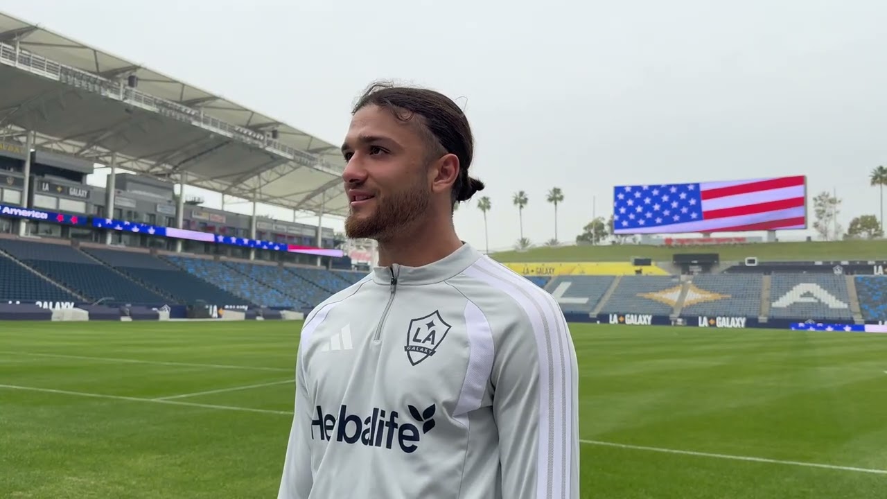 New LA Galaxy midfielder Justin Haak first media availability 2026
