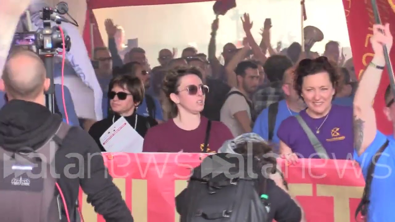 Gkn, più di 10 mila i manifestanti in corteo a Firenze