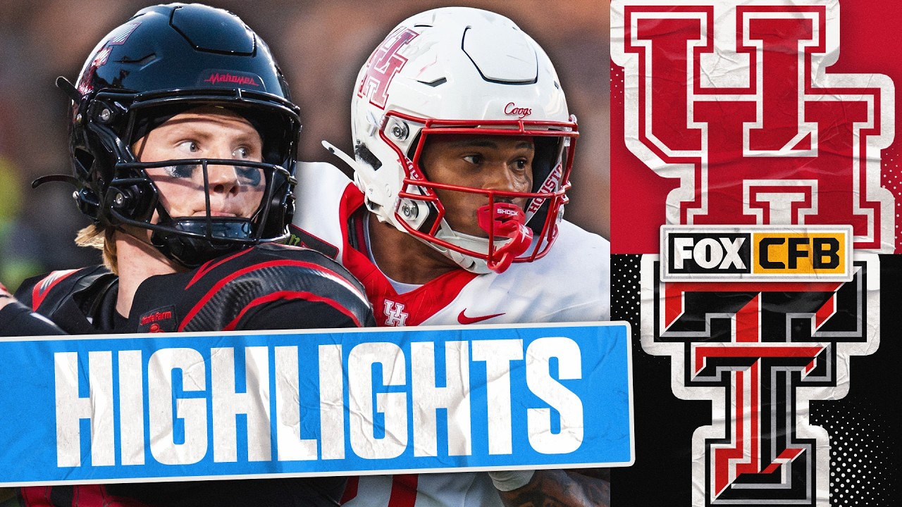 No. 22 Houston Cougars vs No. 13 Texas Tech Red Raiders 🏈 FOX College Football