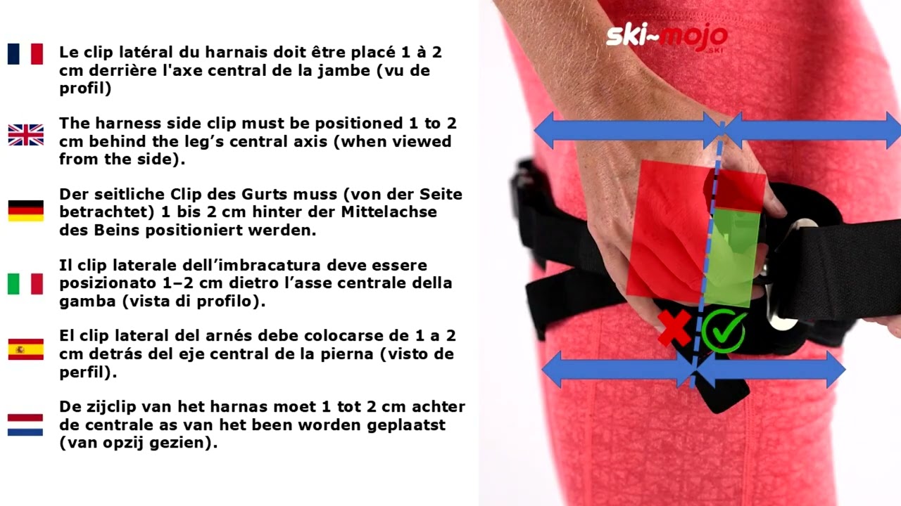Comment bien régler le harnais de son Ski-Mojo ?