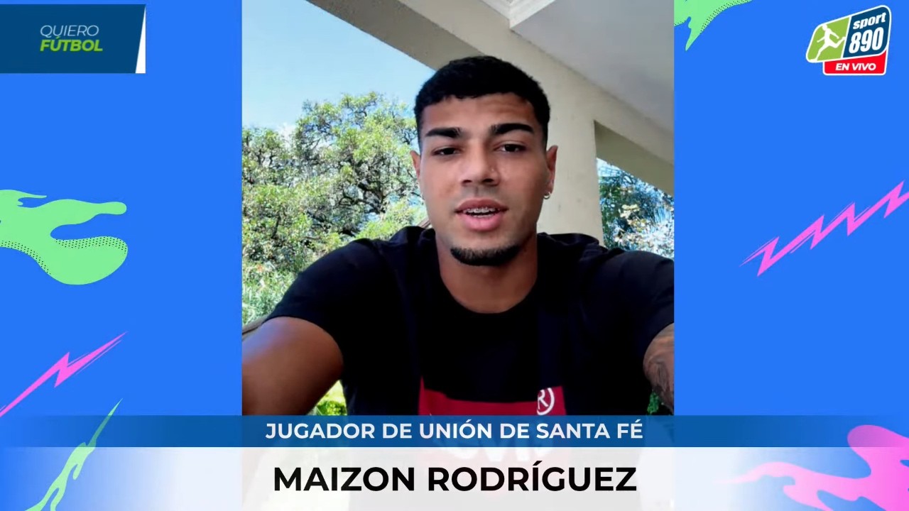 MAIZON RODRÍGUEZ, FUTBOLISTA DE UNIÓN DE SANTA FE, EX JUVENTUD, EN QUIERO FÚTBOL