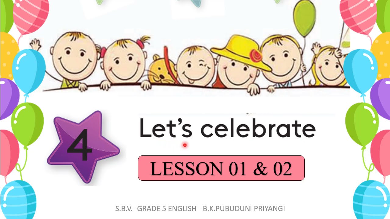 GRADE 5 ENGLISH-Unit 4 - Lesson 1 & 2