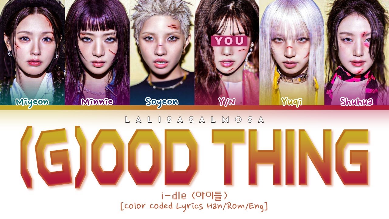 i-dle (아이들) & YOU AS A MEMBER | GOOD THING | [Karaoke 6 Members Version] Color Coded (EASY LYRICS)