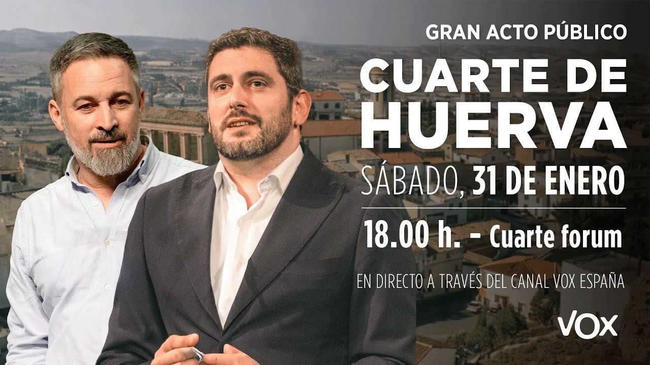 Gran Acto en Cuarte de Huerva con Santiago Abascal