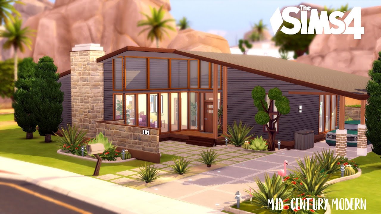 THE SIMS 4 / MID-Century Modern / NO CC / Stop motio