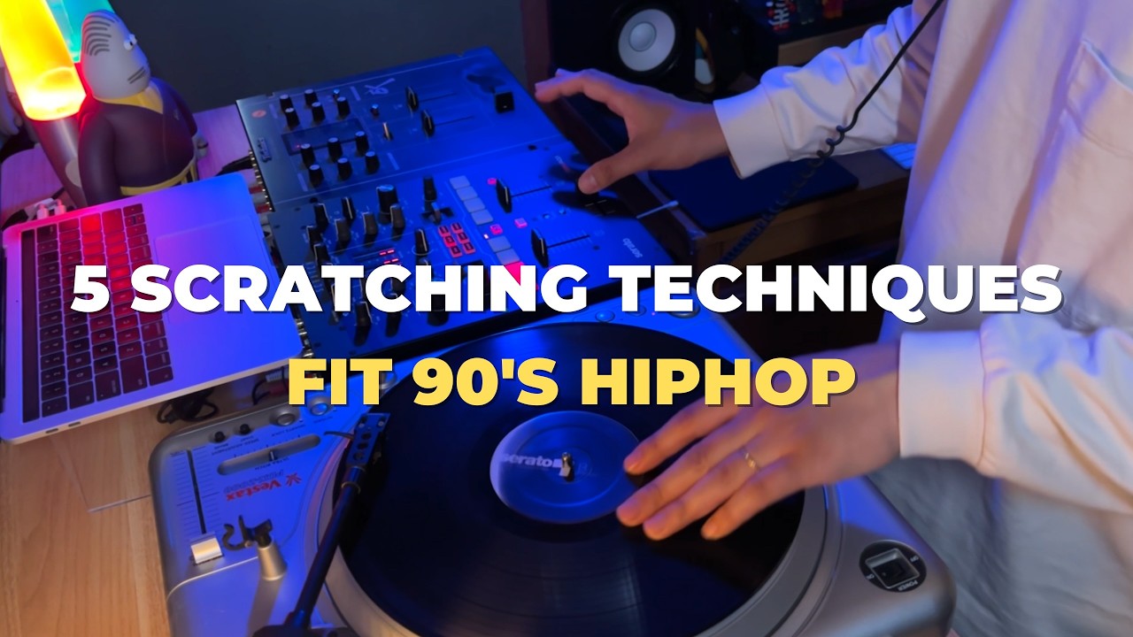 5 Scratching Techniques That Perfectly Match 90's Hip-Hop Beats!