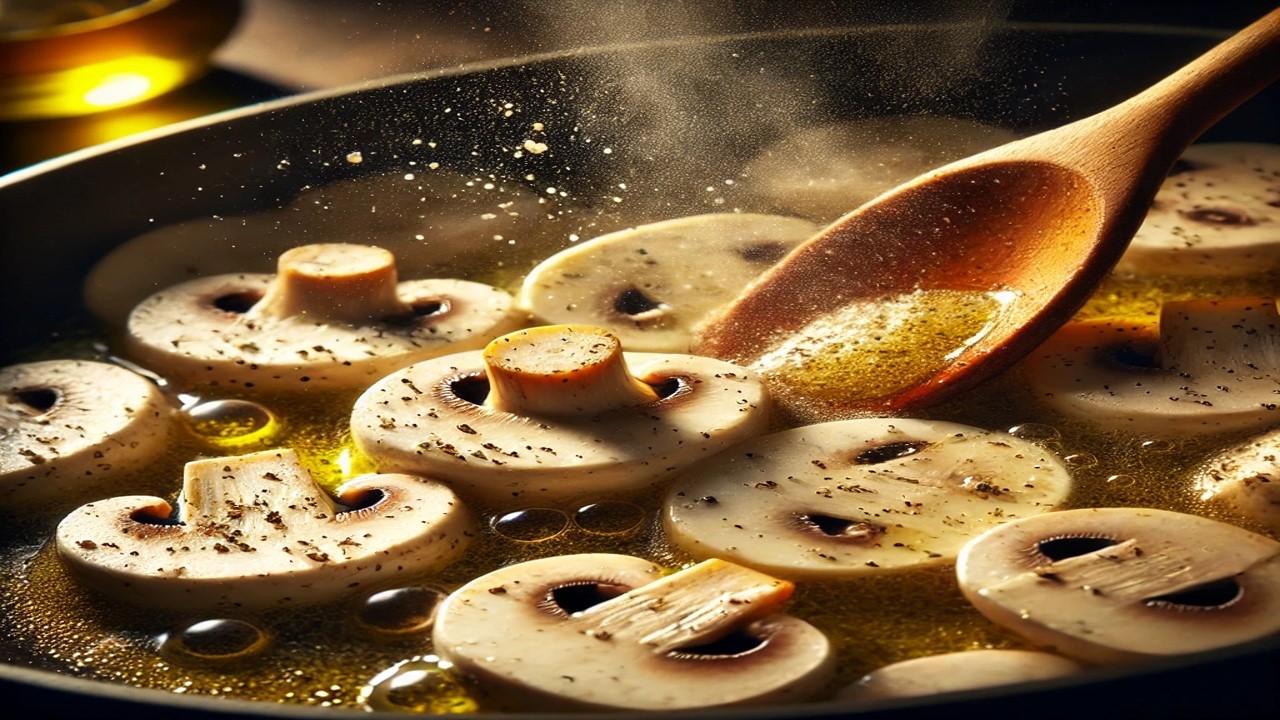 How to Cook Mushrooms - Sliced White Button - Basic Culinary Techniques