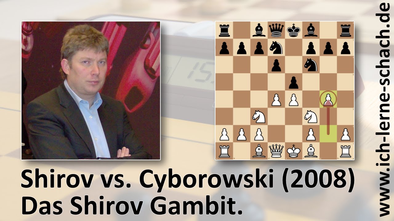 Shirov vs. Cyborowski (2008, 