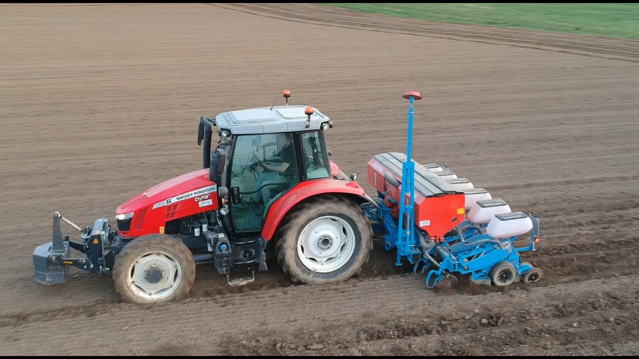 Setev koruze na kmetiji Kerec/ Siew kukurydzy  [Massey Ferguson 5711S Dyna 4 & Monosem NG4 Plus]