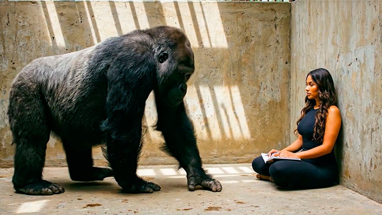 Ela Foi Reencontrar Gorila Agressivo Anos Depois, a Reação é Emocionante