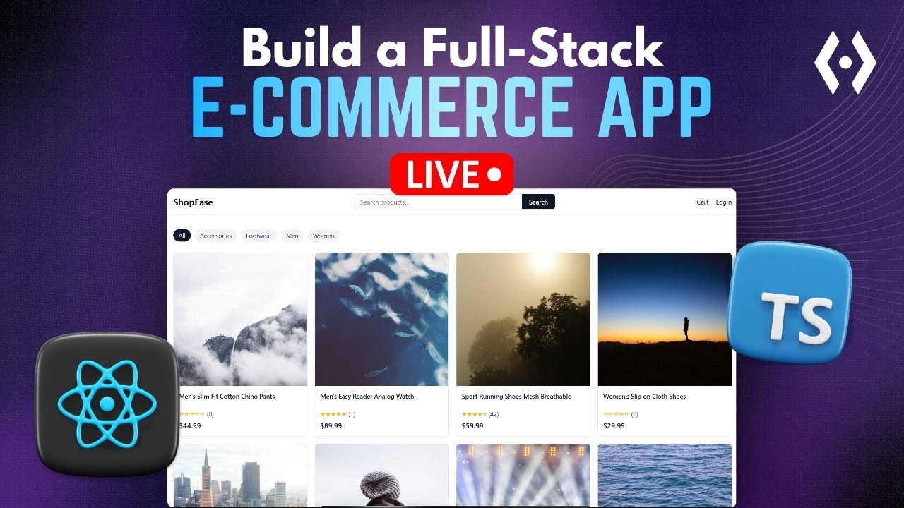 Build a Full-Stack Ecommerce Site with React, Node.js & MongoDB