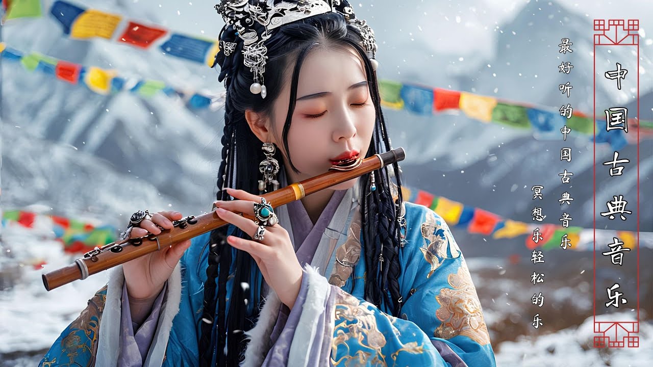 唯美中国乐器演奏: 竹笛, 二胡, 古筝 | Beautiful Chinese Instrumental Music: Bamboo Flute, Erhu, Guzheng