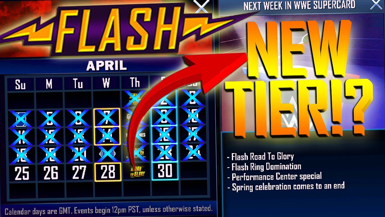 FLASH EVENTS! NEW TIER IN WWE SUPERCARD SEASON 7!?