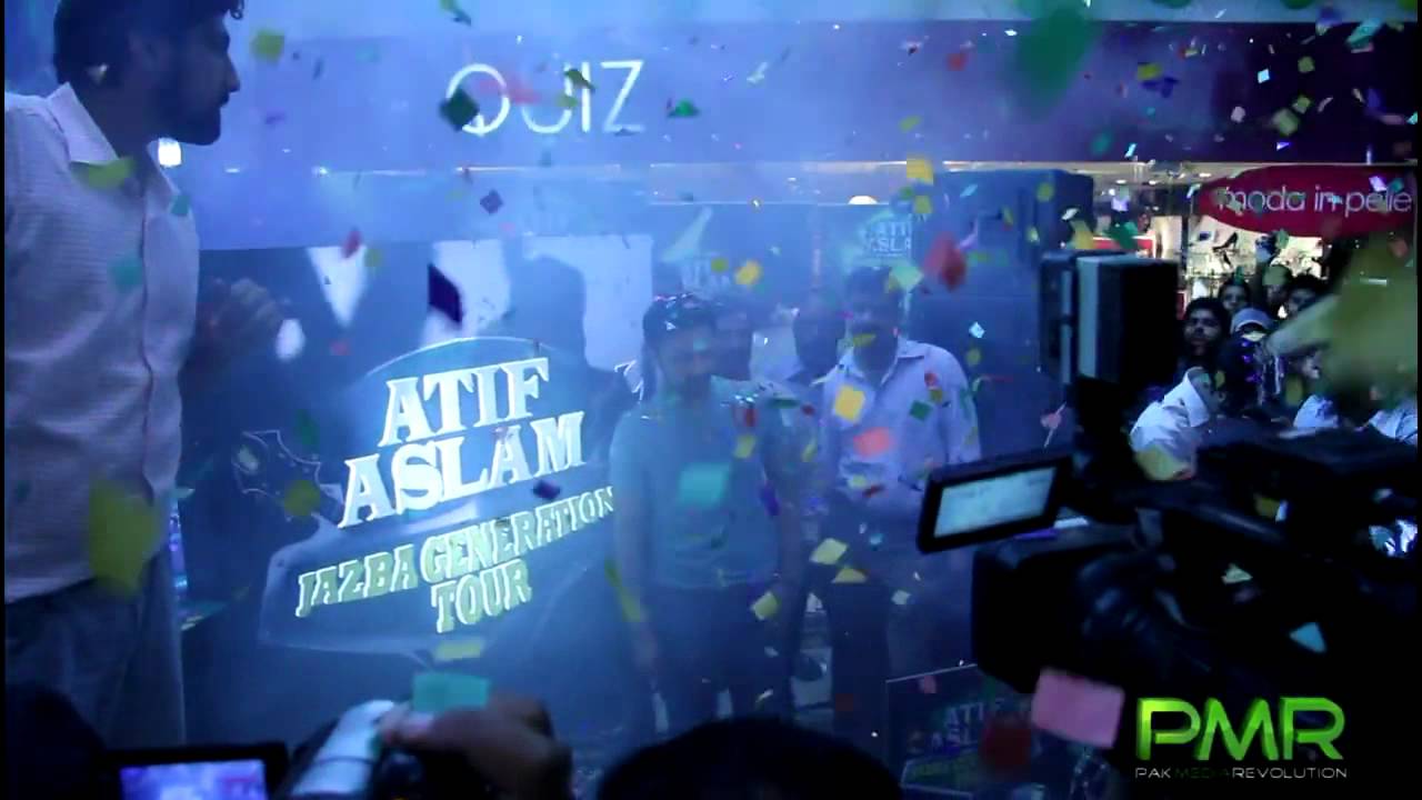 Atif Aslam officially launching Mobilink Jazba Generation Tour 2012 [Press Conference]