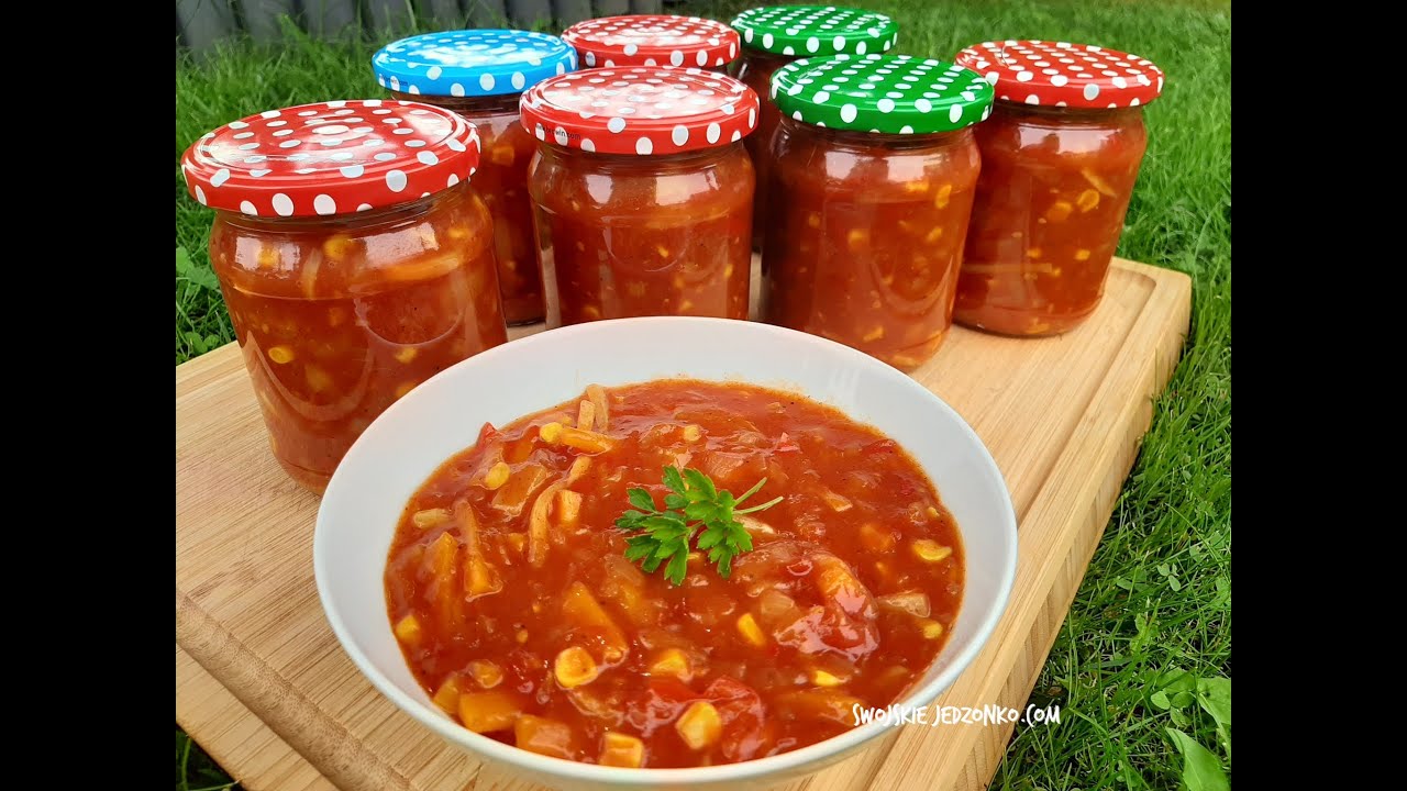 Sos słodko kwaśny do słoików na zimę #naobiad #sos #dosłoików