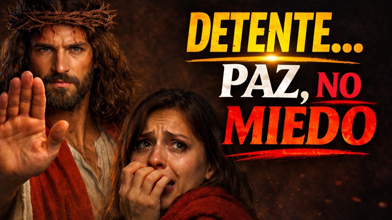 DETENTE… HOY TE DOY PAZ, NO MIEDO — RECIBE TU MILAGRO | Dios te habla hoy