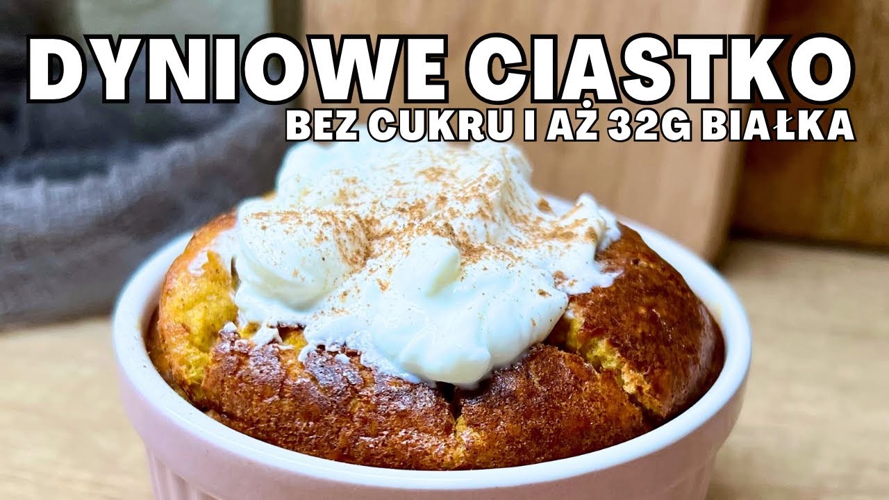 Ciasto dyniowe low carb &ndash; gotowe w 5 minut🎃🍰Bez Białej Mąki i Cukru