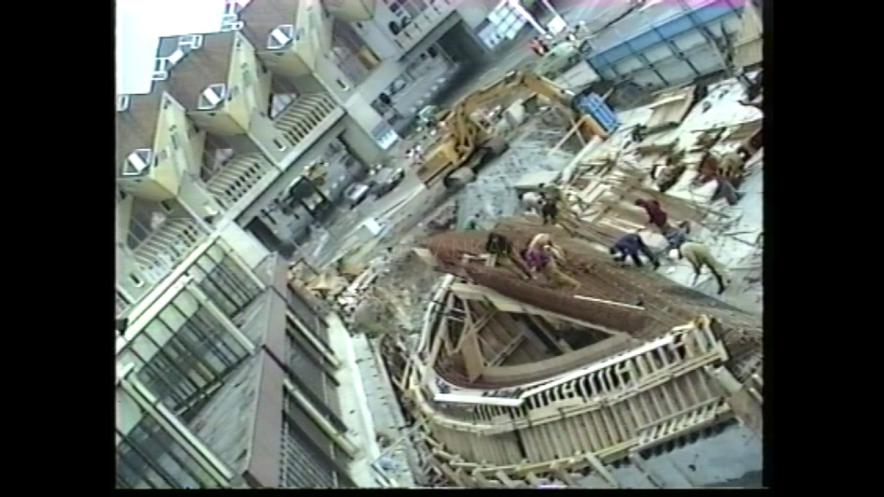 Beelden rondom bouw spoortunnel in Rotterdam