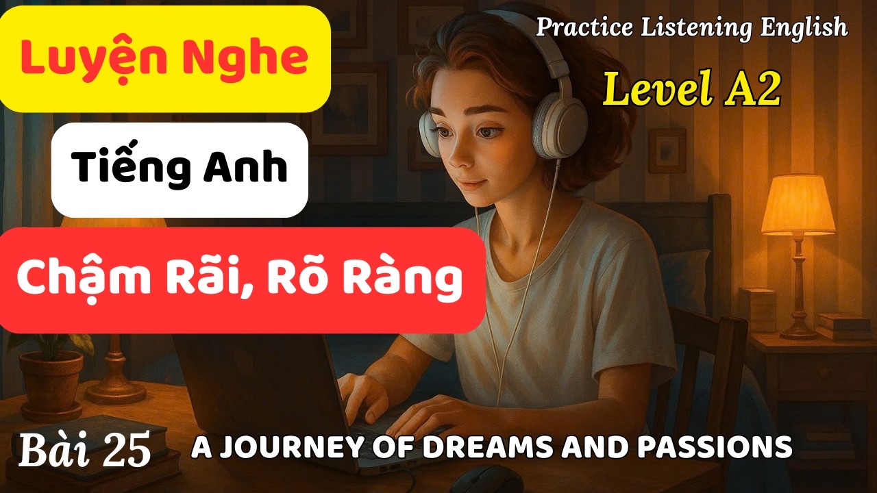 Luyện Nghe Tiếng Anh Cơ Bản - Bài 25: A Journey of Dreams and Passions