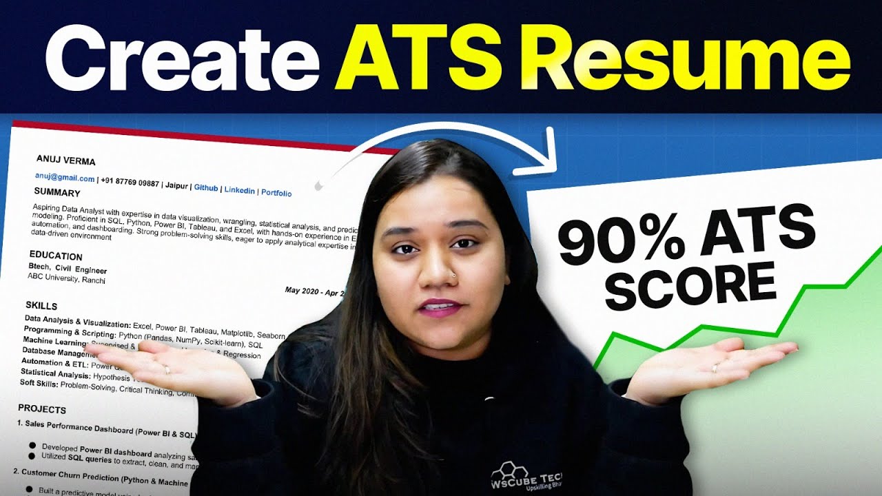 How to Create ATS Friendly Resume for Data Analyst (For Freshers & Experienced) 2026