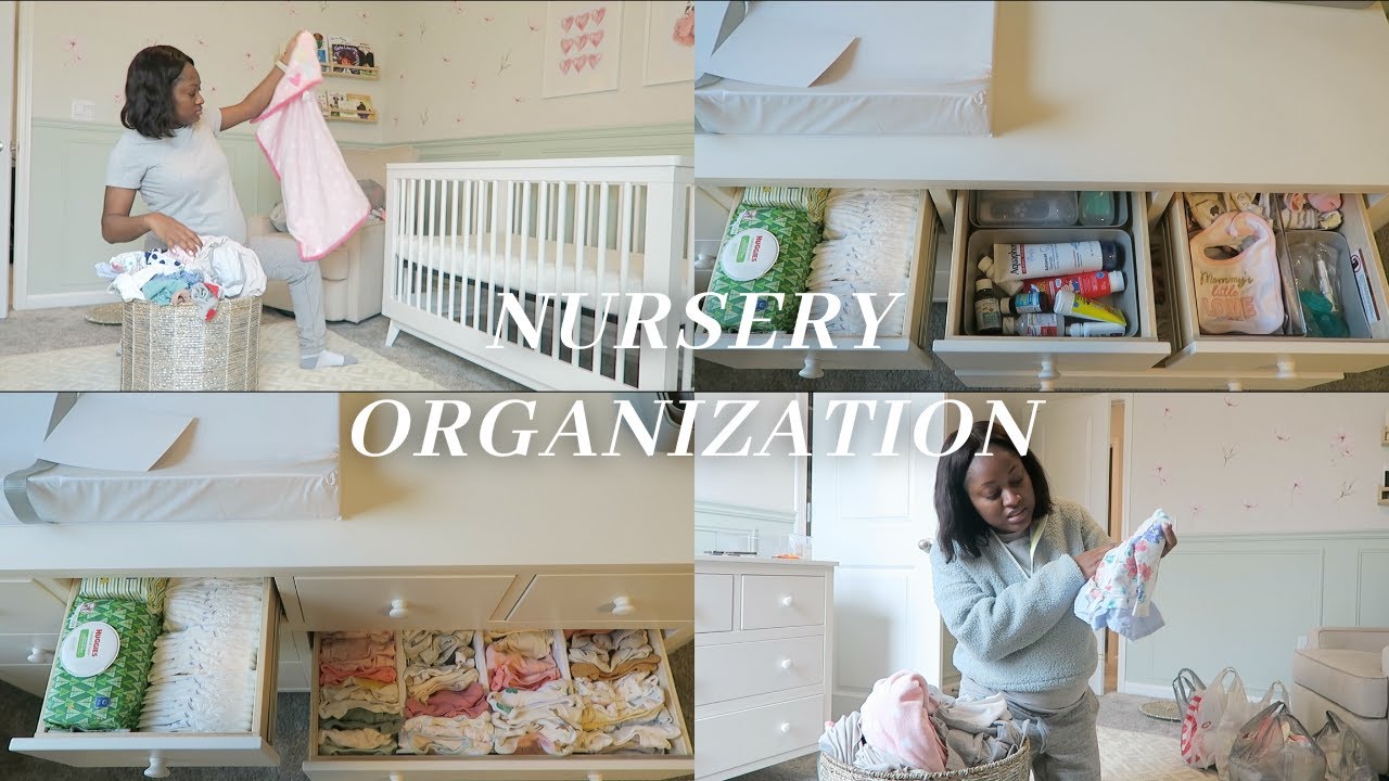 NEST WITH ME | Nursery organization & Newborn Prep | 35 weeks Pregnant