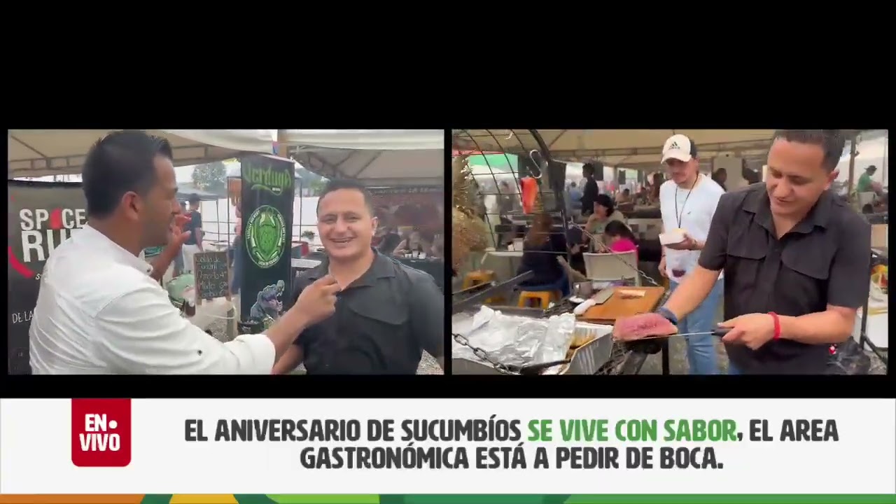 EL MEJOR SABOR LO ENCONTRAMOS EN LA ZONA DE GASTRONOMÍA, POR LOS 37 AÑOS DE ANIVERSARIO DE SUCUMBÍOS