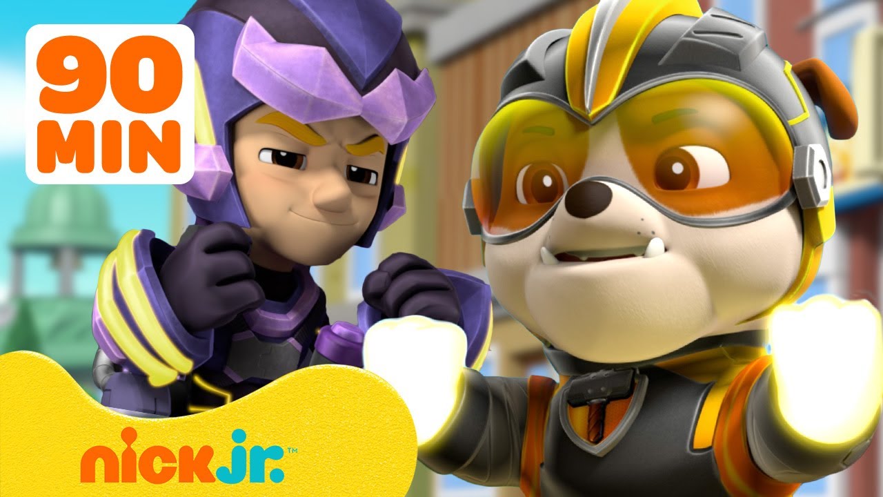 Rubble's Best Rescue Moments From PAW Patrol Season 6! | 90 Minute Compilation | Rubble & Crew