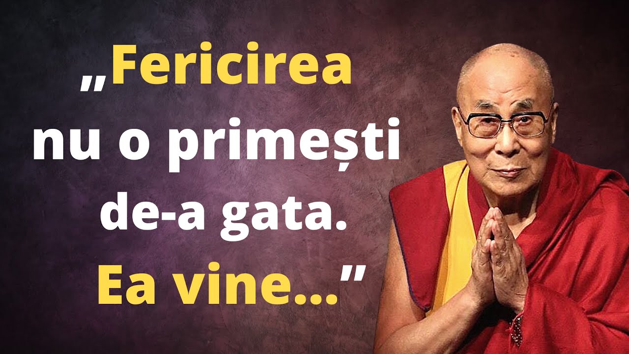 (Tibet) Dalai Lama: 45 de Citate Cuprinzătoare despre Viață
