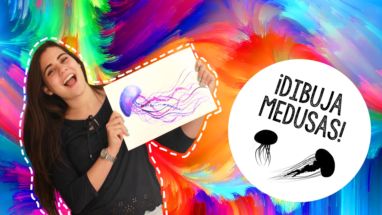 ¡Aprende a dibujar una medusa! ✄ Barbs Arenas Art!