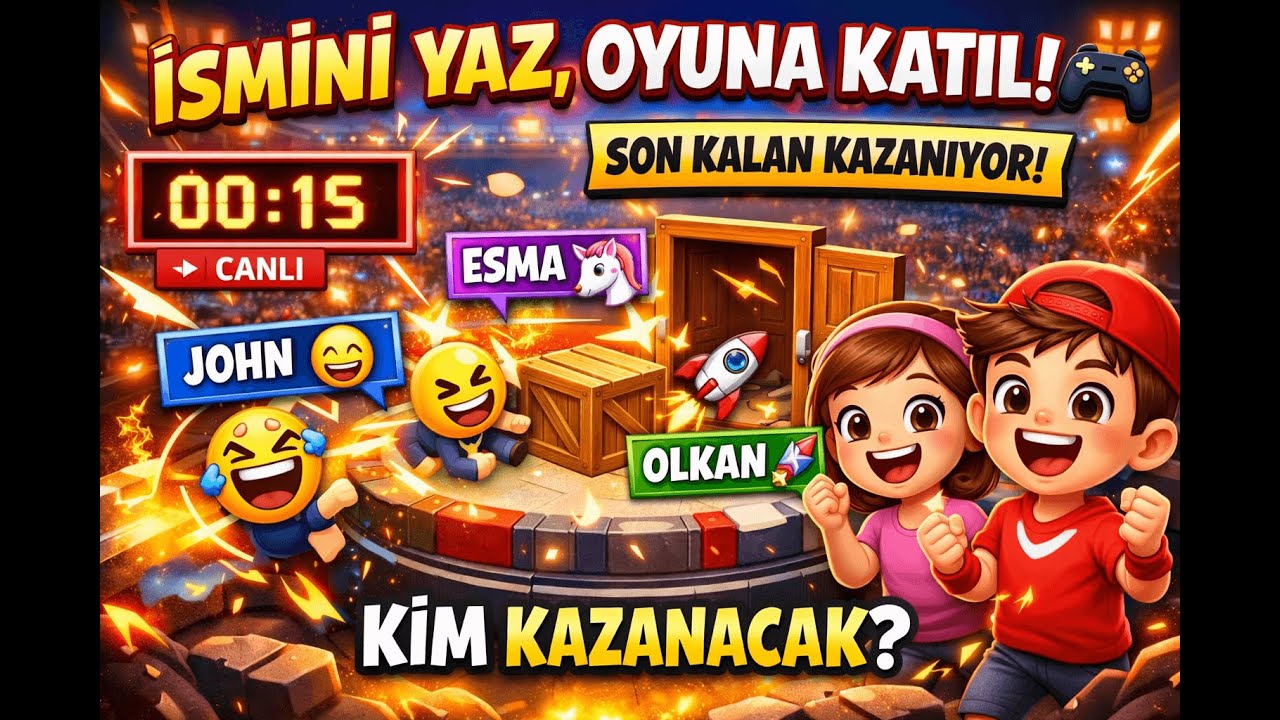 İSMİNİ YAZ, OYUNA KATIL! 🎉 | SON KALAN KAZANIYOR! 13