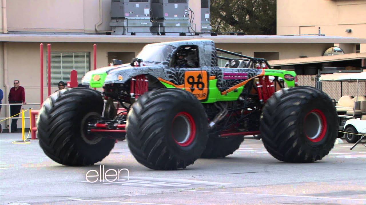 Monster Truck driver Rosalee Ramer interviewed on 'Ellen'