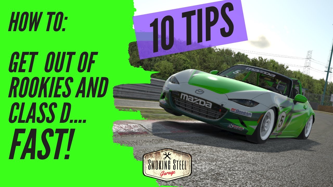 10 ОСНОВНЫХ СОВЕТОВ, как быстро выбраться из классов Rookie и D в iRacing..... БЫСТРО!