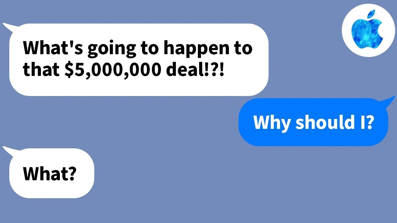 【Apple】After hearing an earful from the CEO about me supposedly picking on her son...