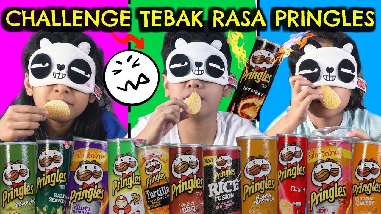 Vlog TheRempongsHD CHALLENGE TEBAK 12 RASA PRINGLES❗️