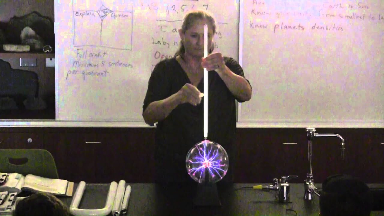 Santa Paula High School: Global Science Plasma Demo by Ms. Petropulos (2015)