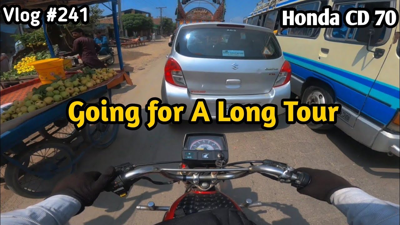 After A Long Time Going for A long Tour | KASUR to Chunia| Honda CD 70