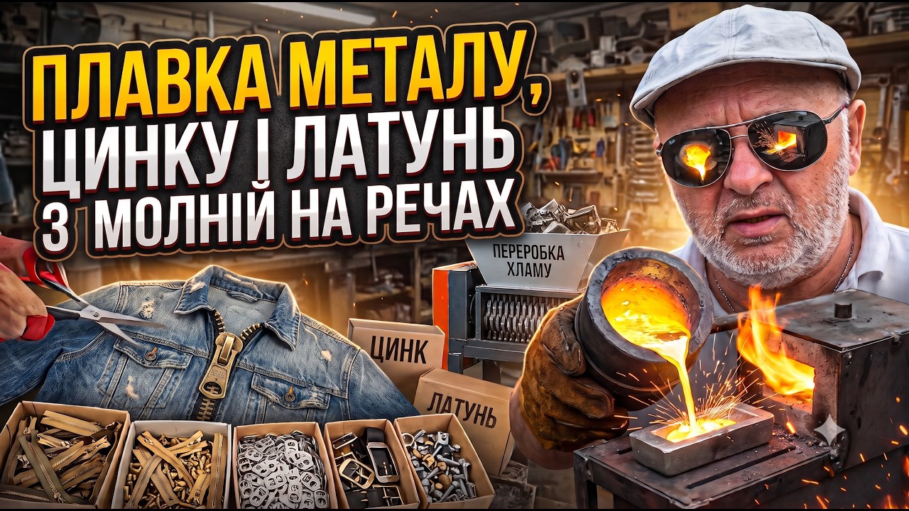 28.07.2026 Плавка Цинку,Латунь з Молній.