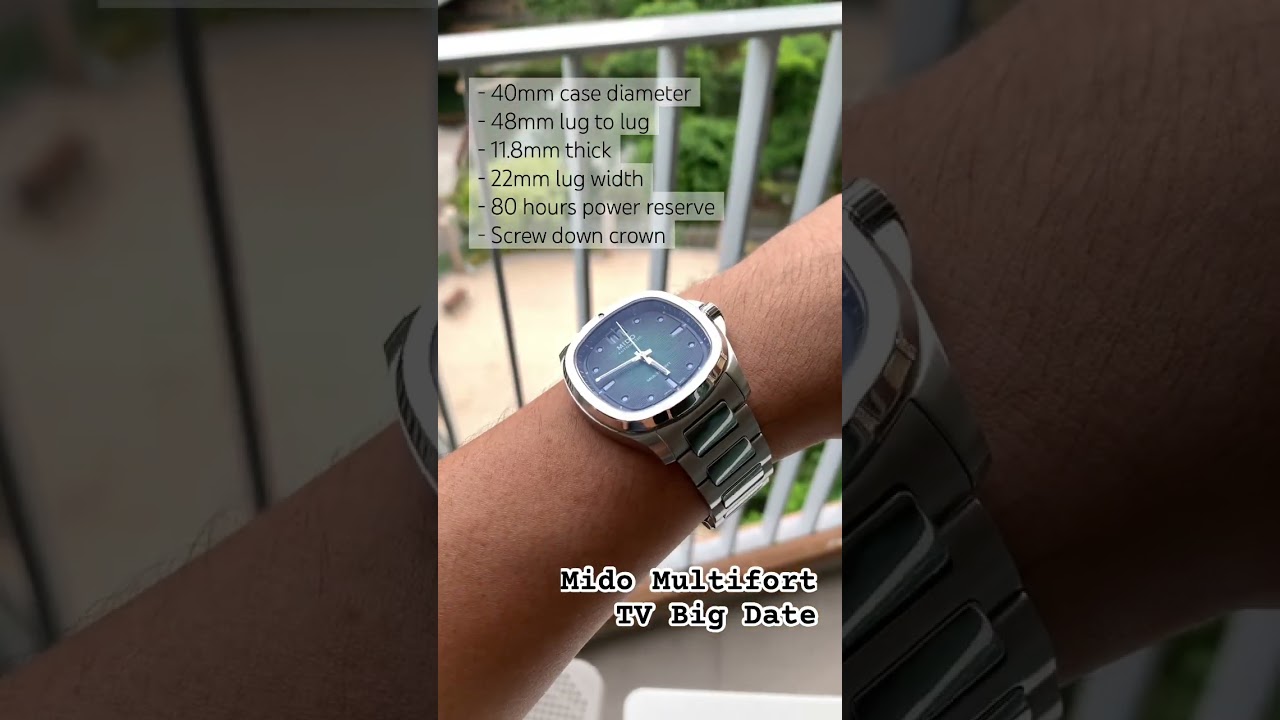 Super impressive! Mido Multifort TV Big Date