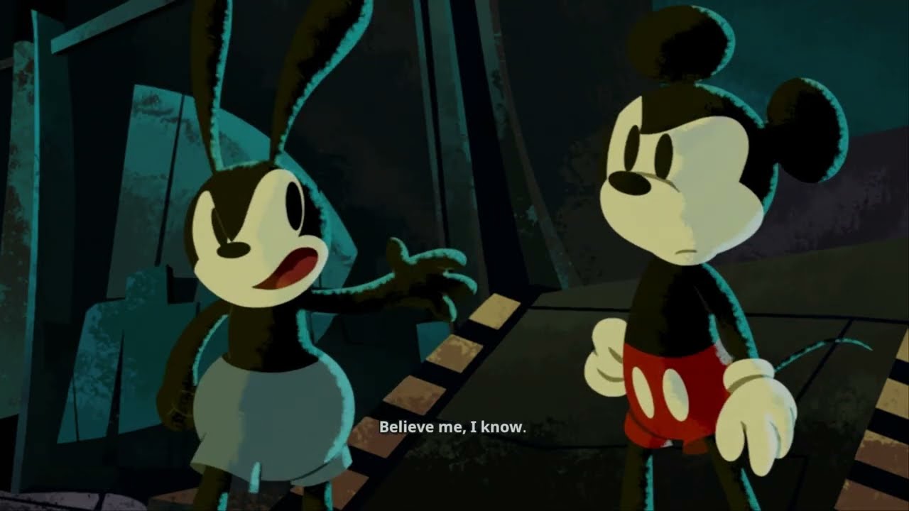 DISNEY EPIC MICKEY: REBRUSHED PLAYTHROUGH NO COMMENTARY (4K 60 FPS) PART 6. OXTOWN & MEAN STREET!