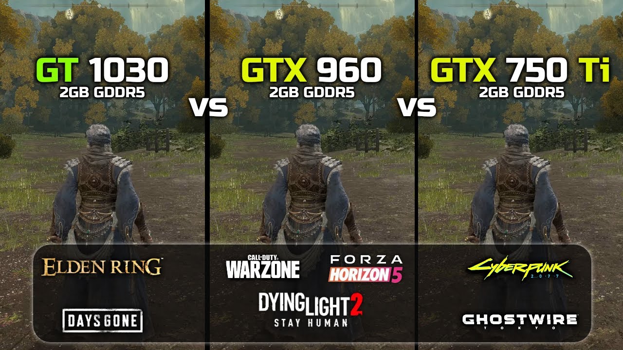 GT 1030 vs GTX 750 Ti vs GTX 960 | Test In New Games!