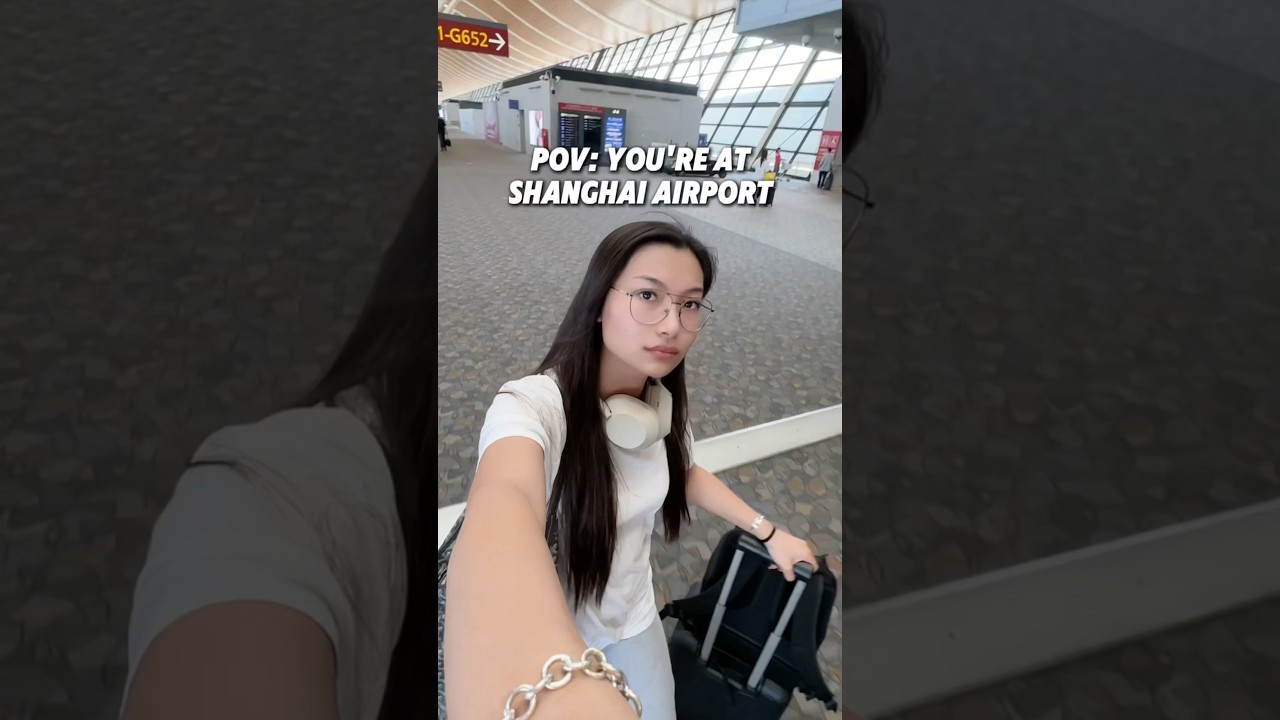 POV: You&rsquo;re at Shanghai airport 🫢 #china #chinatravel #airport #shanghai #funny #travel #chinalife