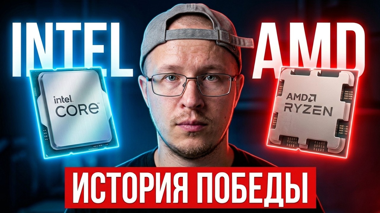 Как AMD победил в войне с Intel - полная история успеха и 10 лет противостояния.