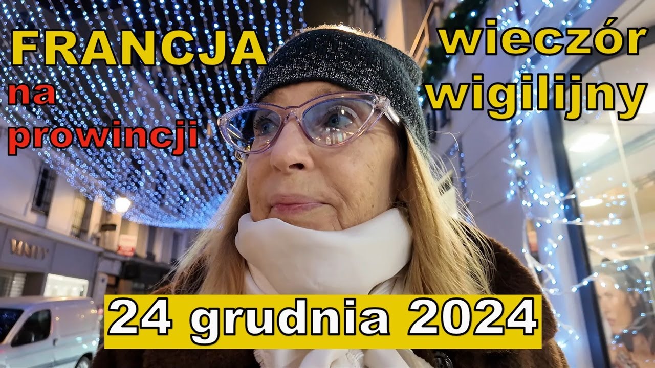 Wieczór wigilijny na prowincji. Francja