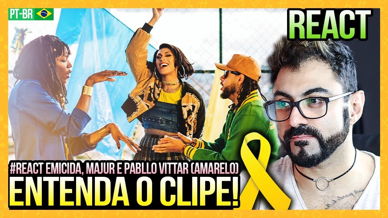 REAGINDO a Emicida - AmarElo (Sample: Belchior - Sujeito de Sorte) part. Majur e Pabllo Vittar