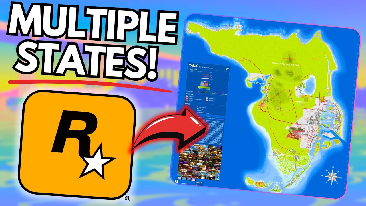 GTA 6 To Have MULTIPLE STATES On ONE MAP?!